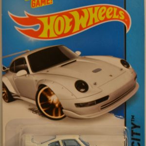 Hot Wheels Porsche 993 GT2 White 27/250 HW City Series 1:64 Scale Collectible Die Cast Model Car