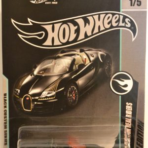 Hot Wheels Porsche Boxter Spyder Black Series Custom-Made Collectors Edition 1:64 Scale Collectible Die Cast Model Car w/Real Rider Rubber Wheels