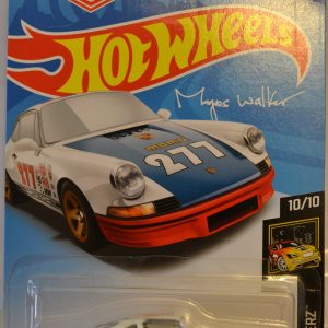 White Porshe 911 Hot Wheels HW Nightburnerz Series 1:64 Scale Collectable Die Cast Model Car #10/10