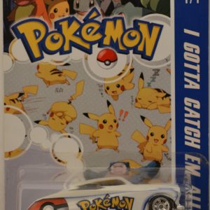 Purple Passion White Custom-Made Hot Wheels with Real Rider Rubber Wheels Limited Edition Pokemon Series 1:64 Scale Collectible Die Cast Model Car