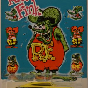 Hot Wheels Compatible Purple Passion Yellow Custom-Made Limited Edition Rat Fink Series 1:64 Scale Collectible Die Cast Model Car
