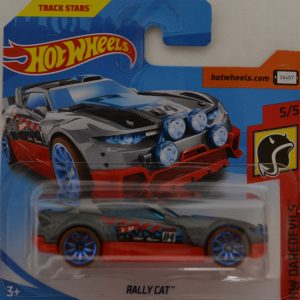 Cat Gray/Red Rally Hot Wheels HW ‘Daredevils’ International Short Card Series 1:64 Scale Collectible Die Cast Model Car #5/5