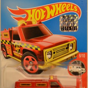 Hot Wheels Rapid Responder Red 216/250 Factory Sealed 2016 Set HW Rescue Series 1:64 Scale Collectible Die Cast Model Car