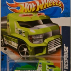 Hot Wheels Compatible Rapid Response Lime HW City Works ’11 Series 1:64 Scale Collectible Die Cast Model Car
