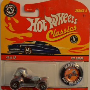 Hot Wheels Compatible Red Baron Red 8 of 15 Special Paint HW Classics Series 4 1:64 Scale Collectible Die Cast Model Car