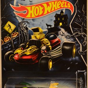 Hot Wheels Compatible Rigor Motors Black Green #4/5 HW Happy Halloween Series 1:64 Scale Collectible Die Cast Model Car