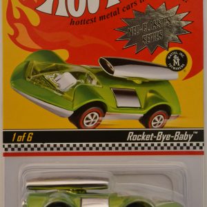 HWCA Rocket-Bye-Baby Green #1 of 6 Hot Wheels Special Paint HW Neo-Classics Series 8 1:64 Scale Collectible Die Cast Model Car. Only 6500 Made Worldwide!!!
