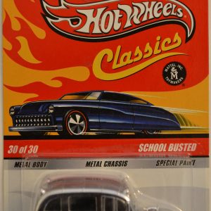 Hot Wheels School Busted Chrome 30 of 30 Special Paint HW Classics Series 5 1:64 Scale Collectible Die Cast Model Car