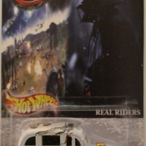 School Busted White Custom-Made Hot Wheels with Real Rider Rubber Wheels Special Hilidays Edition Star Wars Series 1:64 Scale Collectible Die Cast Model Car