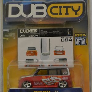 JT Silver/Red Scion xB Jada Toys ‘Dub City’ Series 1:64 Scale Collectible Die Cast Model Car