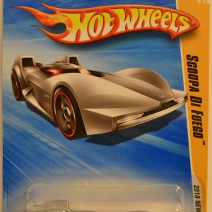 Scoopa Di Fuego Silver #35 Hot Wheels HW 2010 New Models Series 1:64 Scale Collectible Die Cast Model Car