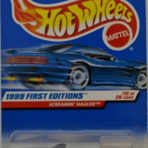 Hot Wheels Compatible Purple Screamin’ Hauler HW ‘1999 First Edition’ Series 1:64 Scale Collectible Die Cast Model Car