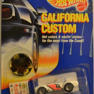 Shelby Cobra #1296 White Hot Wheels California Custom Series 1:64 Scale Collectible Die Cast Model Car