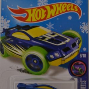 Blue/Yellow Spectyte Hot Wheels HW Glow Wheels Series 1:64 Scale Collectable Die Cast Model Car Snowflake Card