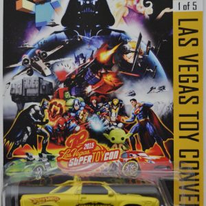 Hot Wheels Compatible Subaru BRAT Gold Custom-Made with Real Rider Rubber Wheels Limited Edition Las Vegas Super Toy Convention Series 1:64 Scale Collectible Die Cast Model Car.