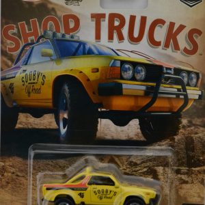 Yellow Subaru Brat Hot Wheels Shop Trucks Series 1:64 Scale Collectible Die Cast Model Car