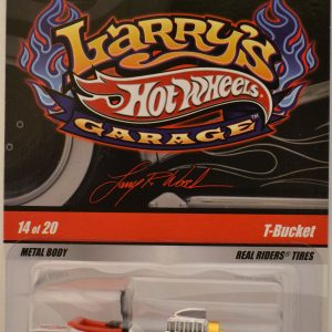 T-Bucket White #14 of 20 Hot Wheels Real Riders HW Larry’s Garage Series 1:64 Scale Collectible Die Cast Model Car