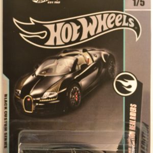 Tesla Model S Hot Wheels Black Series Custom-Made Collectors Edition 1:64 Scale Collectible Die Cast Model Car w/Real Rider Rubber Wheels