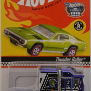 Hot Wheels Thunder Roller Blue 19th Annual Convention Series 1:64 Scale Collectible Die Cast Model Car. Only 2500 Made Worldwide!!! RLC
