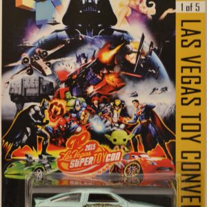 Toyota AE-86 Corolla Purple-Aquamarine Custom-Made Hot Wheels Exclusive Car Edition Las Vegas Toy Convention 2015 Series 1:64 Scale Collectible Die Cast Model Car