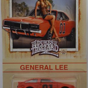Toyota AE-86 Corolla Red Custom-Made Hot Wheels with Real Rider Rubber Wheels Limited Edition The Dukes of Hazzard General Lee Series 1:64 Scale Collectible Die Cast Model Car