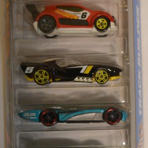 Hot Wheels 5 Gift Pack Set Track Builder DJD27 1:64 Scale Collectible Die Cast Model Car