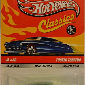 Hot Wheels Compatible Tucker Torpedo Green 10 of 30 Special Paint HW Classics Series 5 1:64 Scale Collectible Die Cast Model Car