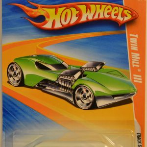 Twin Mill III Green Chrome #01 Hot Wheels HW 2010 Track Stars Series 1:64 Scale Collectible Die Cast Model Car