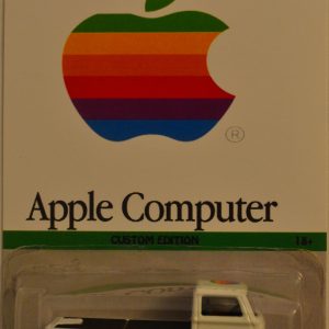 Hot Wheels Volkswagen T2 Pickup White Custom-Made with Real Rider Rubber Wheels Custom Edition Apple Computer Series 1:64 Scale Collectible Die Cast Model Car