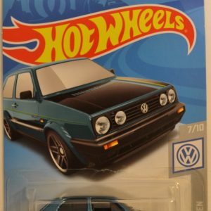 Volkswagen Azure #68 Custom-Made Hot Wheels with Real Rider Rubber Wheels HW Volkswagen Series 1:64 Scale Collectible Die Cast Model Car