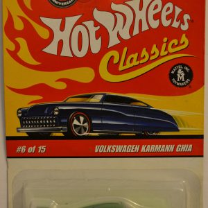 Hot Wheels Compatible Volkswagen Karmann Chia Green 6 of 15 Special Paint HW Classics Series 4 1:64 Scale Collectible Die Cast Model Car