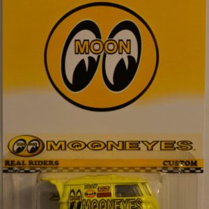 Hot Wheels Compatible Volkswagen Kool Kombi Yellow Custom-Made Real Rider Rubber Wheels Mooneyes Series 1:64 Scale Collectible Die Cast Model Car