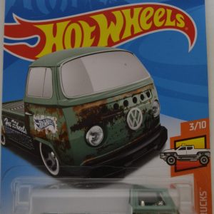 Green/Silver Volkswagen T2 Pickup Hot Wheels HW ‘Hot trucks’ Series 1:64 Scale Die Cast Car #3/10
