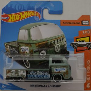 Green/Silver Volkswagen T2 Pickup Hot Wheels HW ‘Hot trucks’ Short Card Series 1:64 Scale