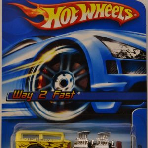 Hot Wheels Way 2 Fast Yellow #152 1:64 Scale Collectible Die Cast Model Car