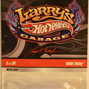 Hot Wheels Wild Thing Blue HW Larry’s Garage Series 1:64 Scale Collectible Die Cast Model Car
