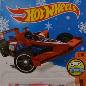 Red Winning Formula Hot Wheels HW Original Circuit Series 1:64 Scale Collectable Die Cast Model Car Snowflake Card