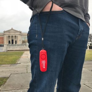 Personal Alarm Wristlet Red