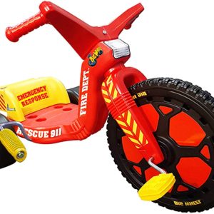Fire & Rescue The Original Big Wheel 16″ Spin Out Racer 911 Limited Edition Trike with Hand Vrake
