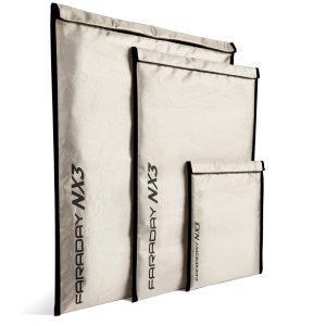 Faraday Defense- 3pc Medium Faraday NX3 Kit. Faraday Bag, Anti-tracking, Anti-Hacking. EMP Protection. Signal Blocking