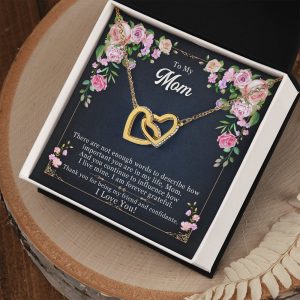 Gift For Mom – Interlocking Hearts Necklace