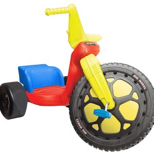 The Original Big Wheel 16″ Tricycle – Classic with a Blue Saddle Back Seat