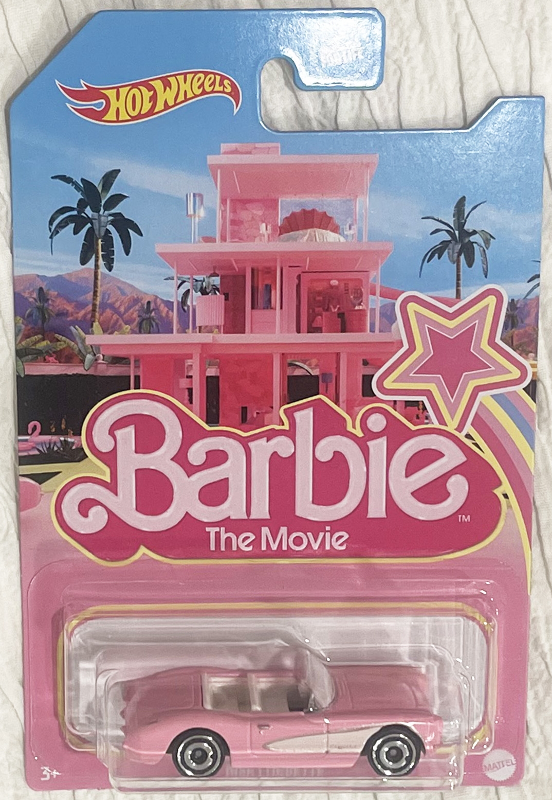 Hot Wheels 1956 Corvette 2023 Barbie The Movie